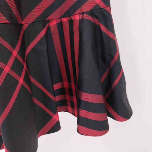 ラルフローレン RALPH LAUREN SILK オールシルク フリルデザイン スカート レディース 9