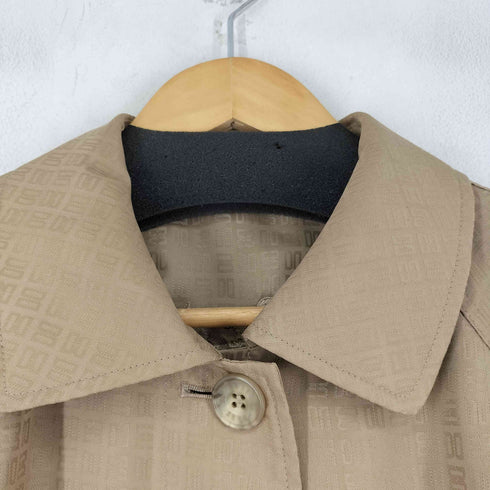 ダックス DAKS 総柄 バルマカンコート レディース