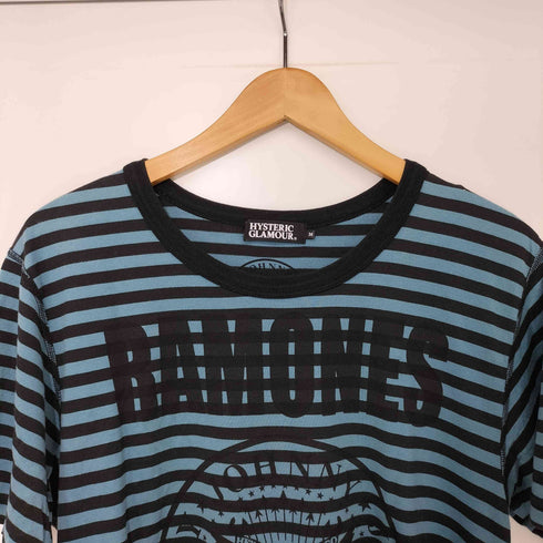 ヒステリックグラマー HYSTERIC GLAMOUR RAMONES BORDER SS TEE メンズ JPN:M