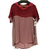 アンダーカバー UNDERCOVER 11SS シースルーボーダーシフォン半袖ワンピース レディース JPN:1