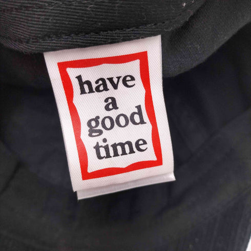 ハブアグッドタイム HAVE A GOOD TIME スカル 車 ロゴワッペン コーデュロイ 6パネル キャップ メンズ