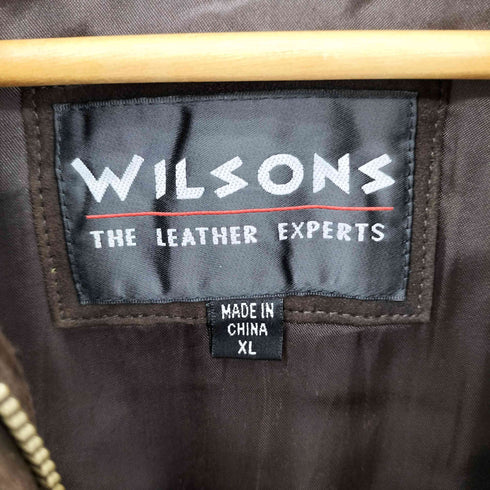ウィルソン Wilsons Leather 90s スウェード レザージャケット メンズ import:XL