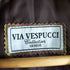 VIA VESPUCCI 総柄リアルレザーテーラードジャケット レディース import:XS