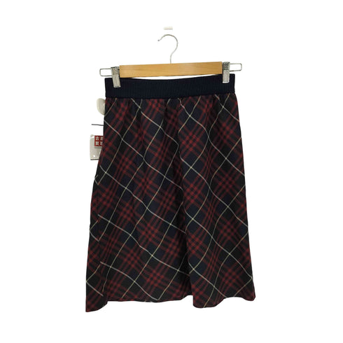バーバリーブルーレーベル BURBERRY BLUE LABEL ノバチェック柄 リブスカート レディース 36