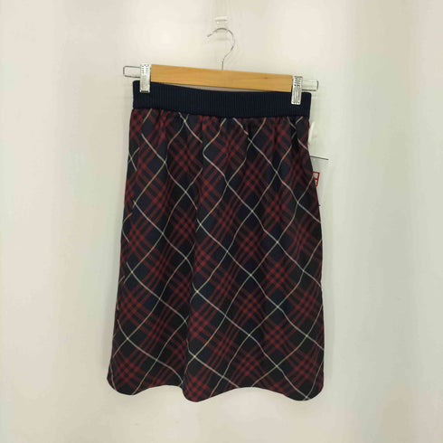 バーバリーブルーレーベル BURBERRY BLUE LABEL ノバチェック柄 リブスカート レディース 36