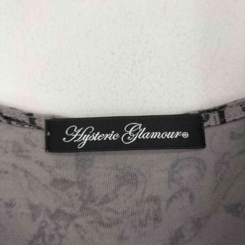 ヒステリックグラマー HYSTERIC GLAMOUR バラ スカル柄 レーヨンワンピース レディース FREE