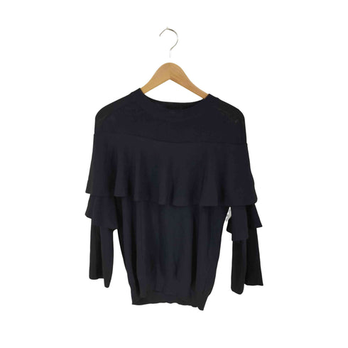 ラウンジドレス Loungedress レーヨンフロントフリルニット レディース FREE