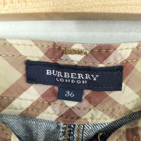 バーバリーロンドン BURBERRY LONDON デニムタイトスカート Y2K レディース EUR:36