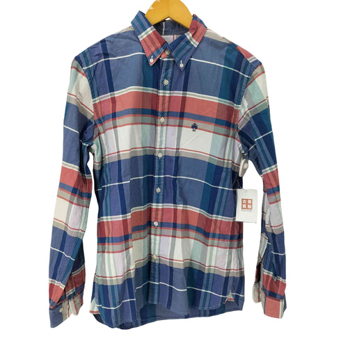ブルックスブラザーズレッドフリース BROOKS BROTHERS REDFLEECE ロゴ刺繍 L/S ボタンダウンシャツ メンズ JPN:M