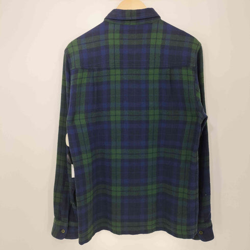 ダブルタップス WTAPS ブラックウォッチ フロントポケット L/S チェック ネルシャツ メンズ S