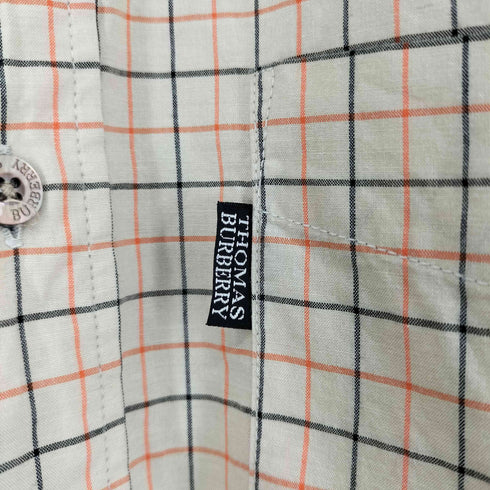 トーマスバーバリー Thomas Burberry BD L/S チェックシャツ メンズ import:L