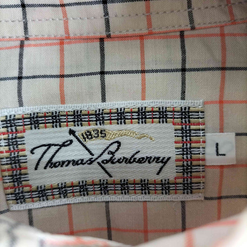 トーマスバーバリー Thomas Burberry BD L/S チェックシャツ メンズ import:L