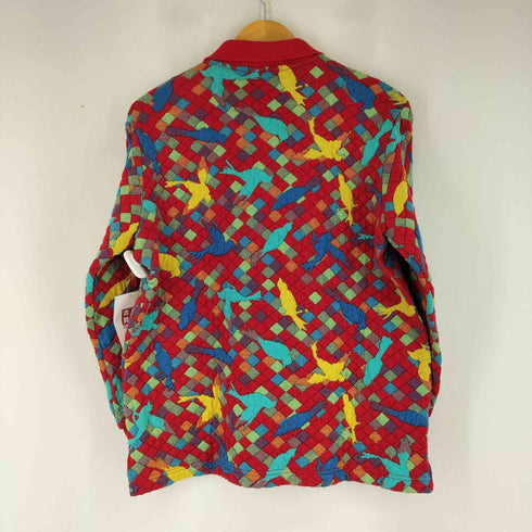 ジャンセン jantzen 90S L/S 総柄ニットポロシャツ メンズ import:L