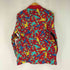 ジャンセン jantzen 90S L/S 総柄ニットポロシャツ メンズ import:L