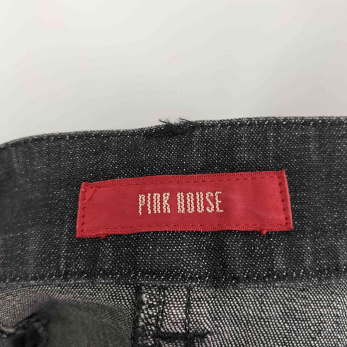 ピンクハウス PINK HOUSE デニムプリーツフレアスカート レディース JPN:M