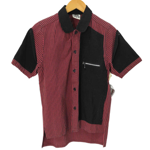 ミルクボーイ MILKBOY OLD S/S 切替ストライプワークシャツ メンズ