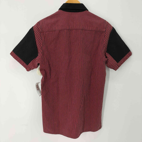 ミルクボーイ MILKBOY OLD S/S 切替ストライプワークシャツ メンズ