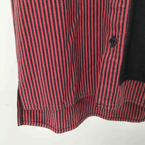 ミルクボーイ MILKBOY OLD S/S 切替ストライプワークシャツ メンズ