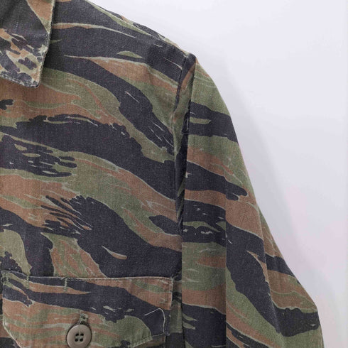 ユーエスアーミー U.S. ARMY Winfield International社 タイガーカモ ユーティリティシャツ メンズ  14 1/2