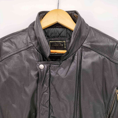 EAGLES カウレザー ジップアップ 変形 ライダース ジャケット メンズ