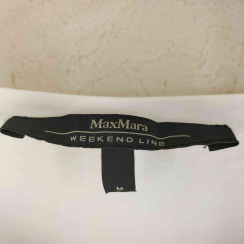 マックスマーラ MAX MARA ストーン付きTシャツ レディース import:M