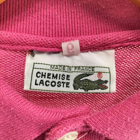 シュミーズラコステ CHEMISE LACOSTE 70-80s フランス製ポロシャツ レディース 6
