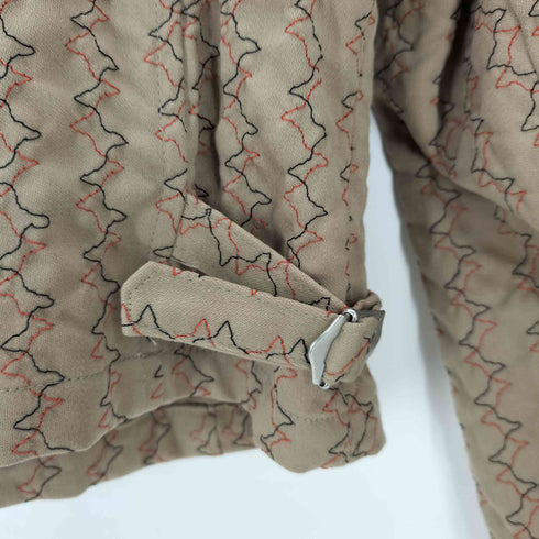刺繍デザイン ジップアップブルゾン Y2K レディース L