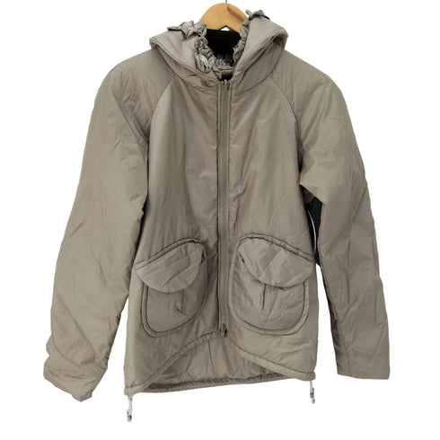 サカヨリ sakayori フードデザインカラー 中綿ナイロンジャケット レディース 36