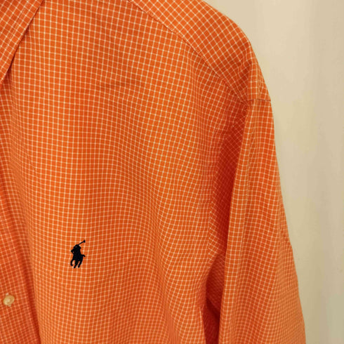 ラルフローレン RALPH LAUREN ボックスチェック BD 長袖シャツ メンズ 17