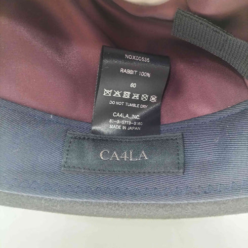 カシラ CA4LA リボン ラビット中折れハット BF-55-AN メンズ 60