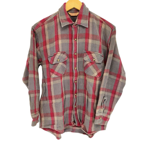 Strawbridge & Clothier チェックネルシャツ メンズ import:M