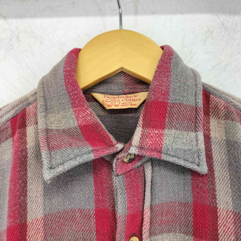 Strawbridge & Clothier チェックネルシャツ メンズ import:M