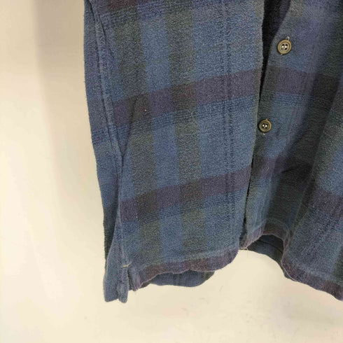 FREAKS インド製チェックネルシャツ メンズ import:M