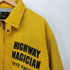 イエローコーン YELLOW CORN 80-90S HIGHWAY MAGICIAN ロゴ プリント ジップアップ バイカー ブルゾン メンズ JPN:M