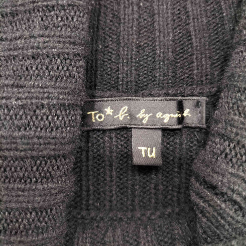 トゥービーバイアニエスベー To b. by agnes b. 半袖ドッキングニットワンピース レディース TU