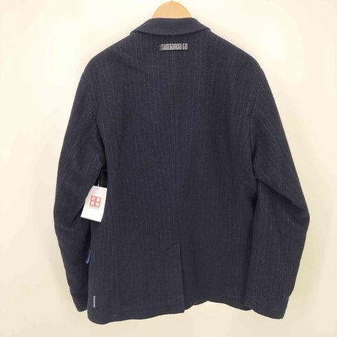 アルマーニジーンズ ARMANI JEANS ストライプ ウールテーラードジャケット メンズ JPN:52