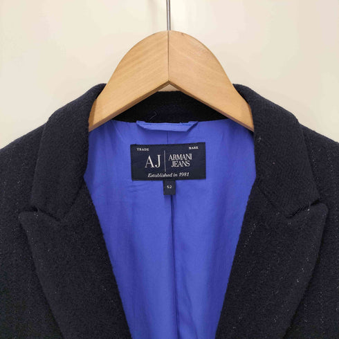 アルマーニジーンズ ARMANI JEANS ストライプ ウールテーラードジャケット メンズ JPN:52