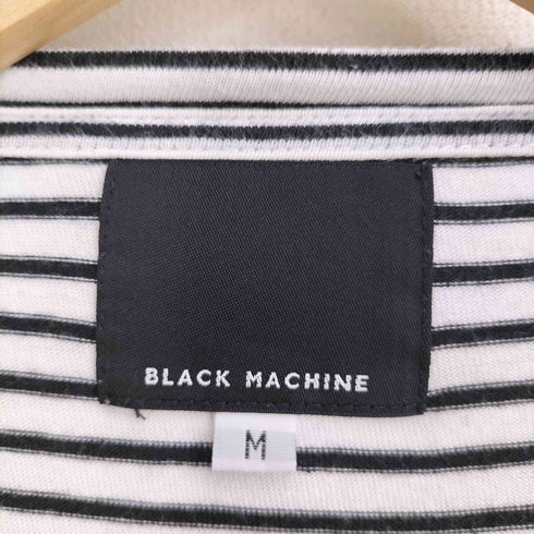 BLACK MACHINE ダメージ加工 ボーダー 長袖カットソー Y2K パンク メンズ import:M