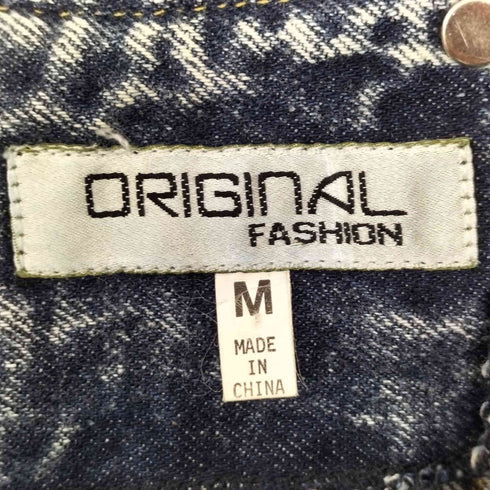 ケミカルウォッシュ デニムスカート レディース M