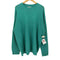 ザラ ZARA MINT GREEN KNIT ウール混 プルオーバー ニット レディース import:XL