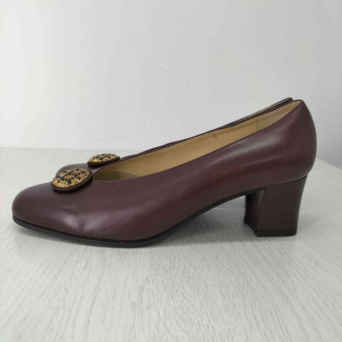 Shian レザーヒールパンプス レディース 23 1/2