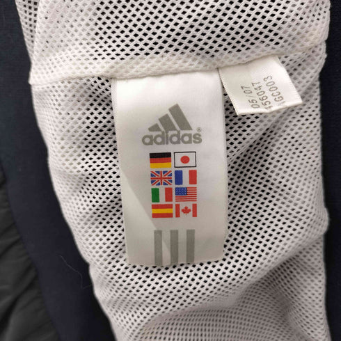 アディダス adidas 00s ロゴ刺繍 企業ロゴ 裏地メッシュ ブルゾン メンズ