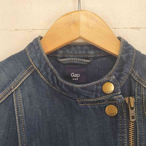 ギャップ Gap デニムライダースジャケット レディース import:XS