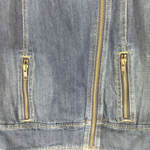 ギャップ Gap デニムライダースジャケット レディース import:XS