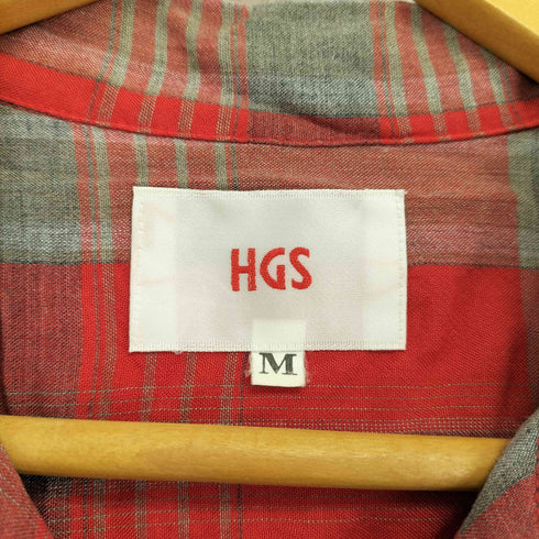 HGS レーヨン開襟シャツ メンズ import:M
