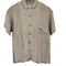 HGS ストライプレーヨン開襟シャツ メンズ import:M