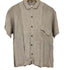 HGS ストライプレーヨン開襟シャツ メンズ import:M