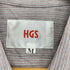 HGS ストライプレーヨン開襟シャツ メンズ import:M