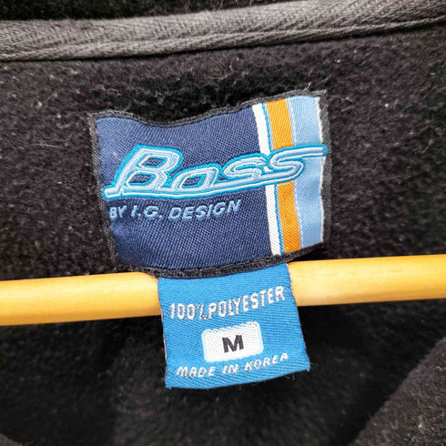 ボス BOSS 90-00S BY I.G. DESIGN ボア ナイロン切り替え ジップアップ ブルゾンジャケット バイカラー デタッチャブル メンズ import:M