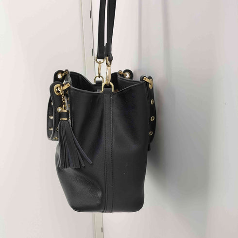 バルコス BARCOS 2way 本革 タッセル ハトメ ショルダー ハンドバッグ レディース